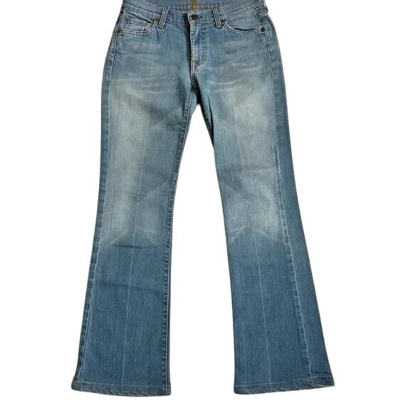 7 For All Mankind Vintage Bootcut Low-Rise Jeans - Picture 4 of 6